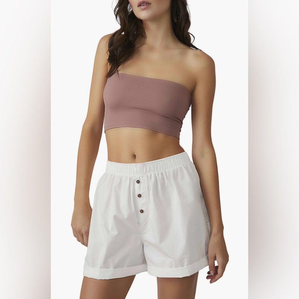 Free People Amelia Bandeau Bra Nude XS/S NWT